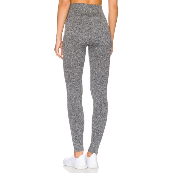 Spiritual Gangster Women's Love Sculpt Leggings - Heather Grey XS/S Seamless rib - Picture 8 of 9